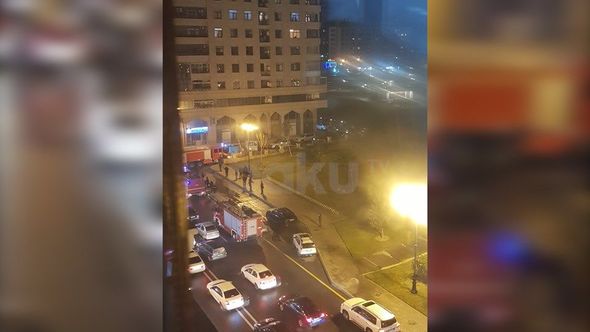 Siqaret kötüyü Bakıda hündürmərtəbəli binada yanğına səbəb oldu - FOTO 