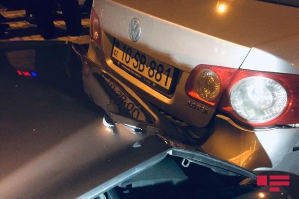 Bakıda zəncirvari qəza: Yaralılar var - FOTO/VİDEO