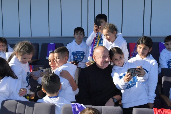 Prezident Xankəndidəki matçla bağlı paylaşım etdi - FOTO