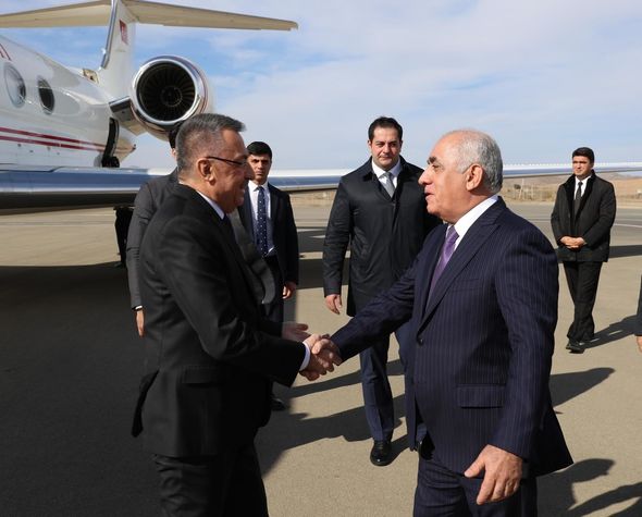 Türkiyənin vitse-prezidenti Füzuli aeroportu ilə tanış oldu - Şuşanı ziyarət etdi