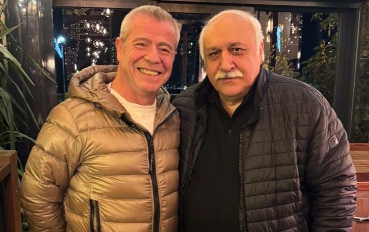 Eldar Mansurov Levent Yüksellə bir arada - Foto