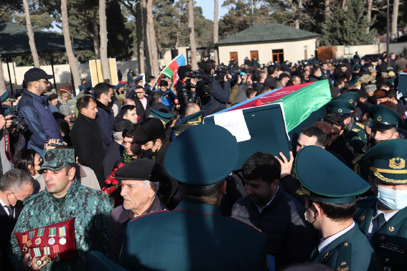 14 igidimiz son mənzilə belə yola salındı - FOTOREPORTAJ