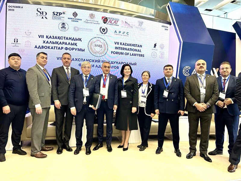 Vəkillər Kollegiyasının nümayəndə heyəti Qazaxıstanda keçirilən VII Beynəlxalq Vəkillər Forumunda iştirak edib