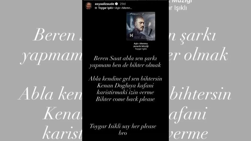 Alizadə Beren Saati tənqid etdi - FOTO