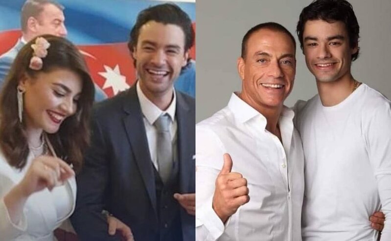 Van Dammın oğlu azərbaycanlı qızla evləndi - FOTO