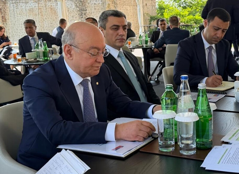 Kəmaləddin Heydərov Slovakiyanın daxili işlər naziri ilə bir arada - Fotolar