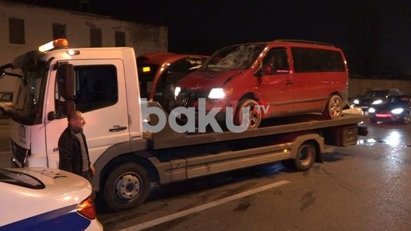 Bakıda avtomobil piyadanı vuraraq öldürüb - FOTO/VİDEO