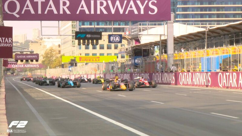 Bakıda Formula 2 sprint yarışına start verildi