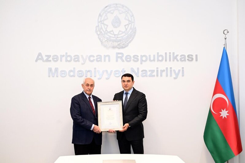 Mədəniyyət xadimlərinə dövlət təltifləri təqdim olundu - FOTOLAR