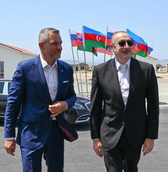 İlham Əliyev və Pelleqrini Baş Qərvənddə - Fotolar