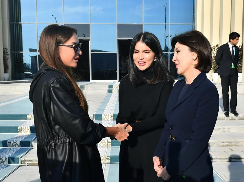 Mehriban Əliyeva Səmərqənddə 