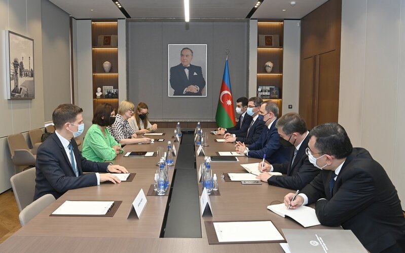 Ceyhun Bayramov Almaniya Federal Parlamentinin vitse-prezidenti ilə görüşdü - FOTO