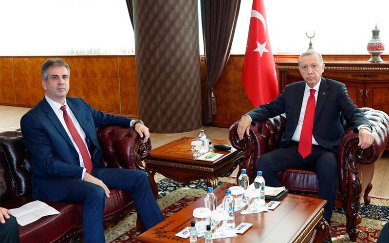 Türkiyə Prezidenti İsrail XİN başçısını qəbul etdi