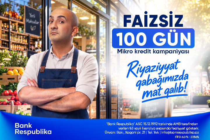 Bank Respublika sahibkarlara 