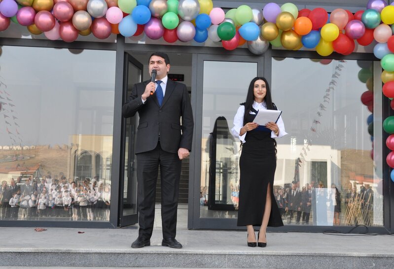 Horovlu kənd məktəbi fəaliyyətə başladı - FOTOLAR