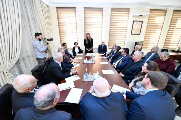 Könül Nurullayevanın seçki qərargahının yaradılması ilə bağlı iclas keçirilib - FOTO