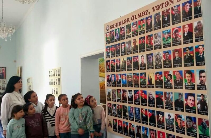 Abşeronda 8 Noyabr - Zəfər Gününə həsr olunmuş silsilə tədbirlər keçirilib - FOTOLAR