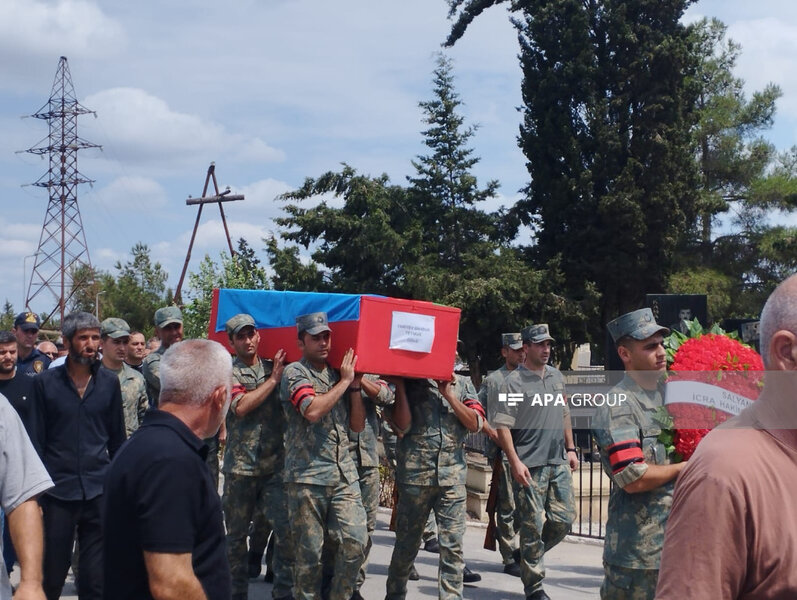 32 il sonra Daşaltıda nəşi tapılan şəhid Salyanda dəfn edilib - FOTO