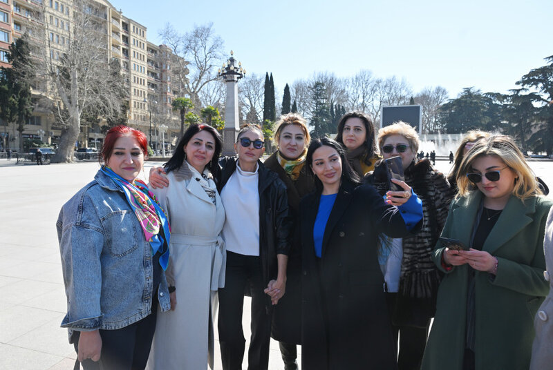 Mehriban Əliyeva Gəncə şəhərinə səfər edib - FOTO