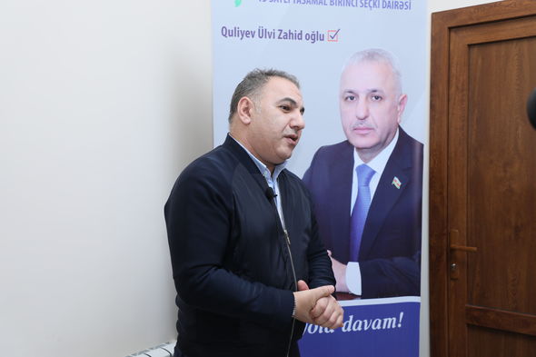 Yasamal sakinləri Ülvi Quliyevin xidmətlərini yüksək qiymətləndirir - FOTO/VİDEO