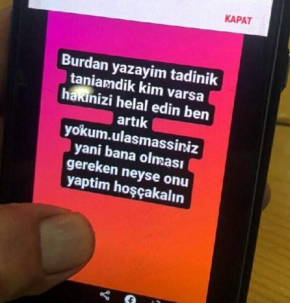 3 qohumunu öldürən qatil 'whatsapp'da bu sözləri yazdı - FOTO