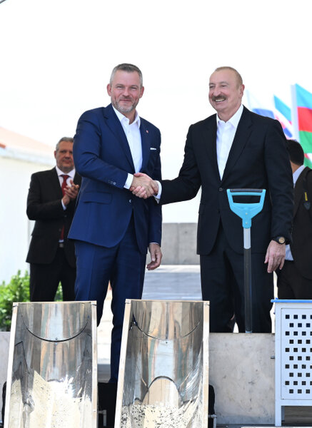 İlham Əliyev və Pelleqrini Baş Qərvənddə - Fotolar
