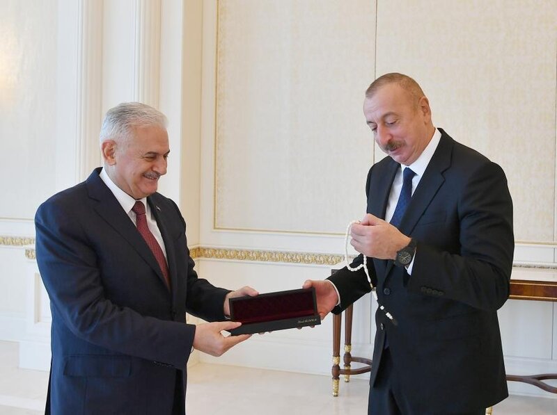 İlham Əliyev Binəli Yıldırımı qəbul edib - FOTOLAR