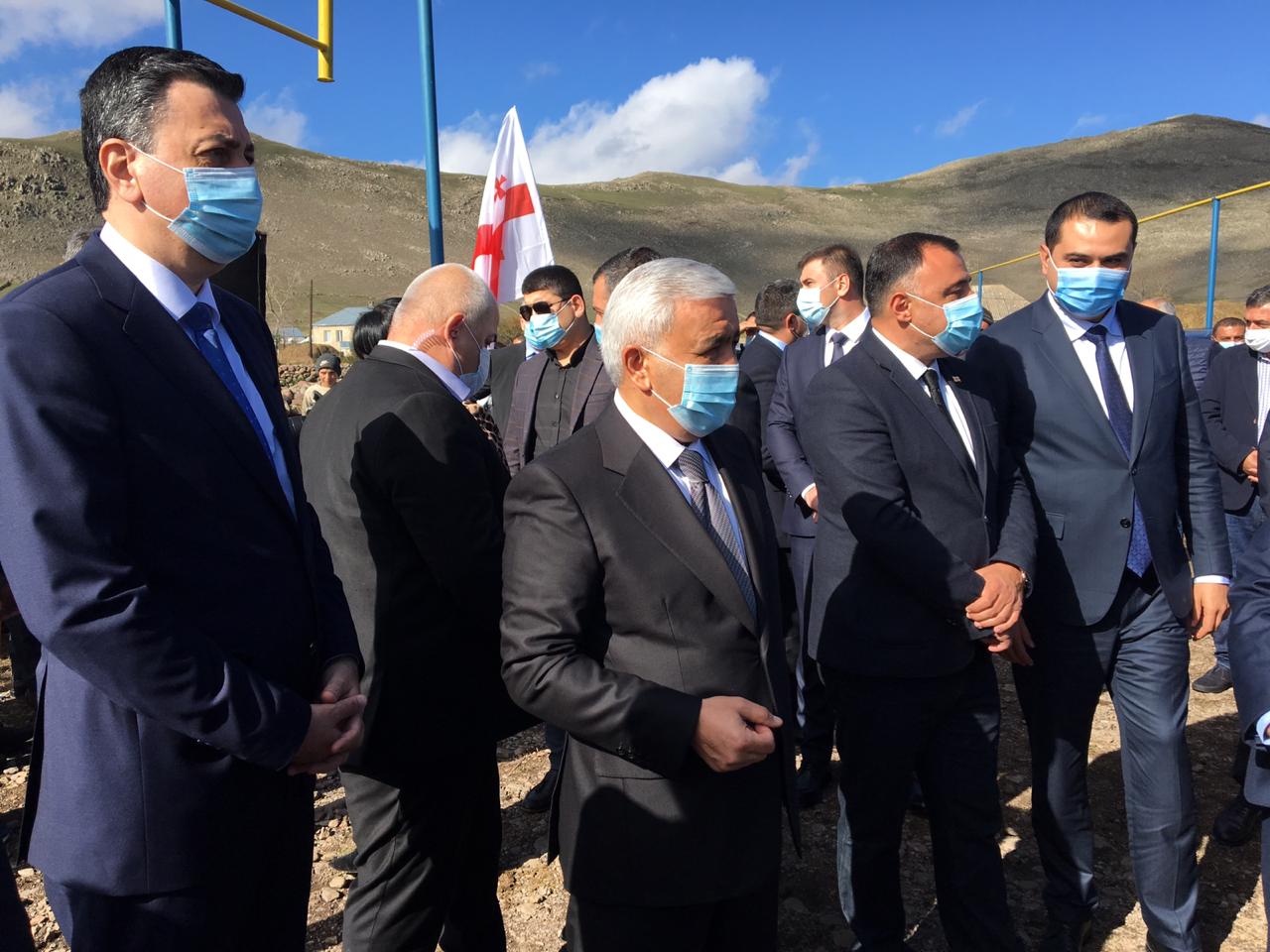 SOCAR Gürcüstan yeni qazpaylayıcı xəttin əsasını qoyub - FOTO
