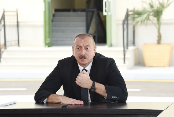 Prezident "N" saylı hərbi hissənin açılışında - YENİLƏNİB + FOTO