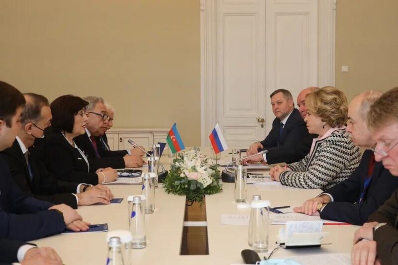 Sahibə Qafarova Valentina Matviyenko ilə görüşdü 