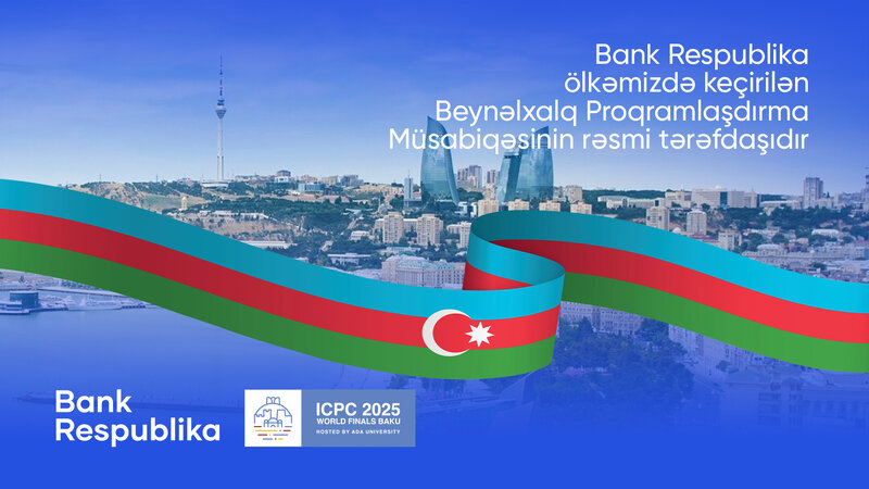 Bank Respublika Beynəlxalq Proqramlaşdırma Müsabiqəsinin tərəfdaşıdır