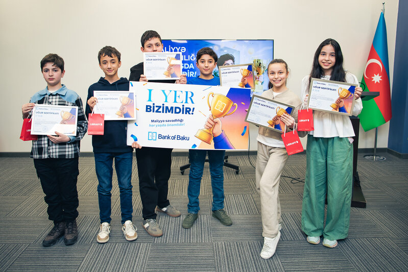 Bank of Baku-da maliyyə savadlılığı günü - FOTOLAR