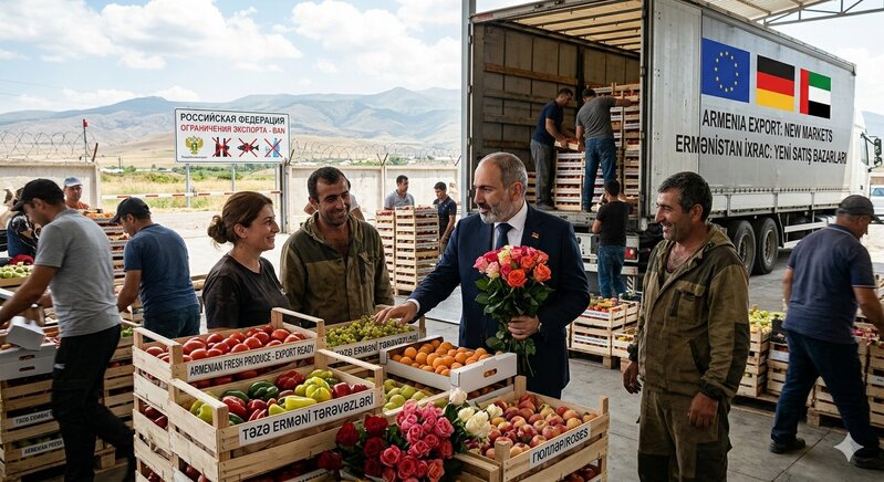 Paşinyan Rusiyanın imtina etdiyi mallara müştəri tapdı