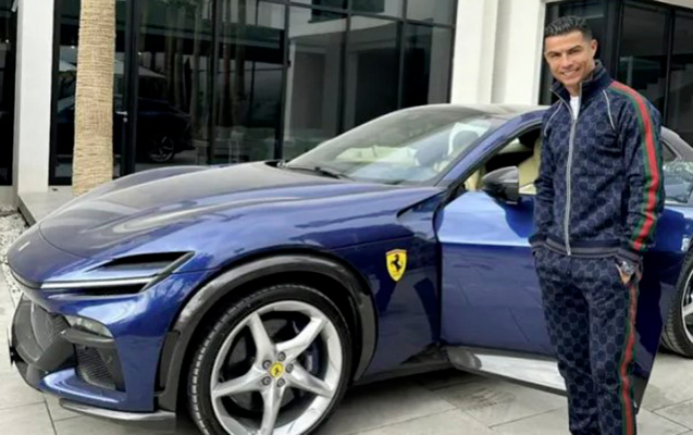 Ronaldo 800 minlik avtomobil aldı - FOTO