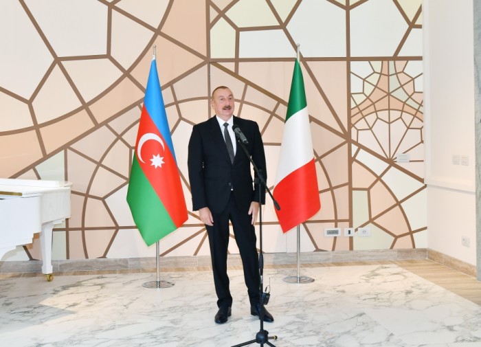 İtaliyada sənədlərin mübadiləsi mərasimi keçirildi - YENİLƏNİB + FOTO