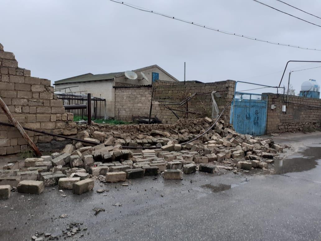 Külək bu qəsəbəni qazsız qoydu - FOTO