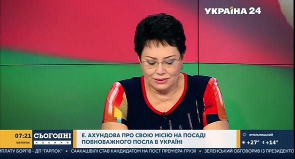 Ukrayna telekanalı Azərbaycan səfirinin müsahibəsini yayımlayıb - FOTO/VİDEO