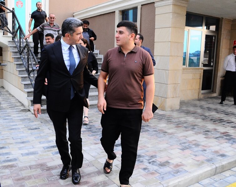 İki İcra Hakimiyyətinin birgə sosial layihəsi - FOTOLAR