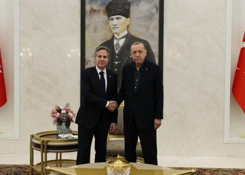 Ərdoğan Blinkenlə müzakirə APARDI