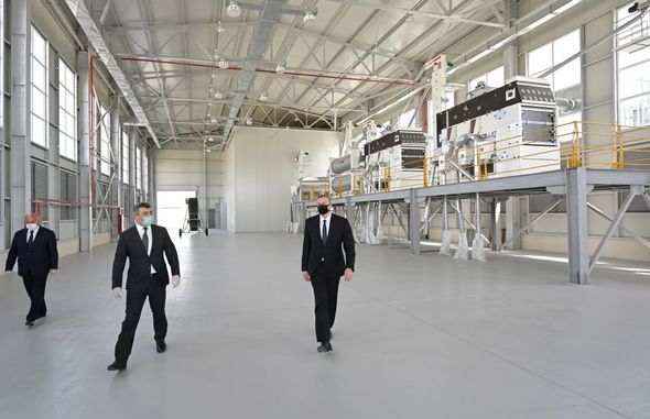 Ağcabədidə dənli bitki toxumlarının emalı zavodu istifadəyə verildi - YENİLƏNİB+FOTO