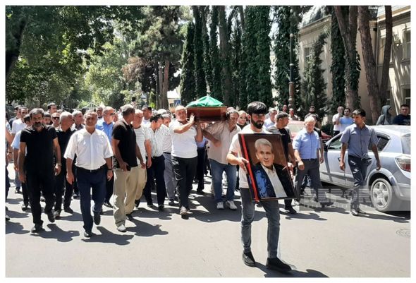 Surət Hüseynov dəfn edildi - FOTOLAR