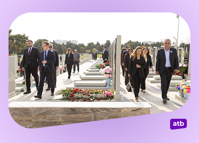 Azər Türk Bankın şəhid əməkdaşının xatirəsi anılıb - FOTOLAR