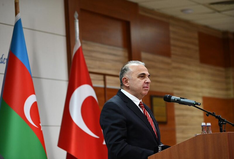 Qırğız-Türk Manas Universitetində Zəfər Gününün 5-ci ildönümünə həsr olunmuş tədbir keçirilib - FOTOLAR