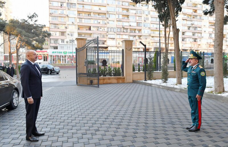 Prezident Bakıda DSX-nin yeni hərbi hospital kompleksinin açılışında iştirak edib - FOTOLAR