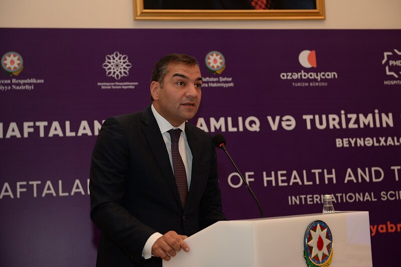 Naftalanda sağlamlıq turizmi mövzusunda beynəlxalq elmi konfrans keçirilib - FOTOLAR