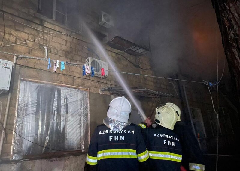 Yataqxanada baş vermiş yanğın məhdudlaşdırıldı 