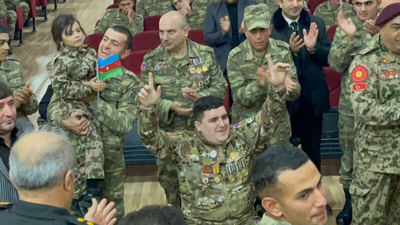 Müdafiə Nazirliyinin N saylı hərbi hissənin 30 illiyi ilə bağlı tədbir keçirildi - FOTOLAR