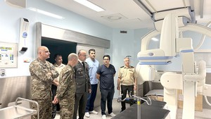Azərbaycan və Gürcüstan hərbi tibb mütəxəssisləri arasında görüş keçirilib - FOTOLAR