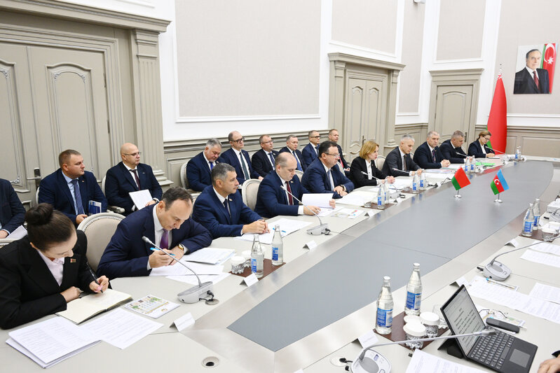 Azərbaycan-Belarus Hökumətlərarası Komissiyanın 15-ci iclası keçirilib - FOTOLAR