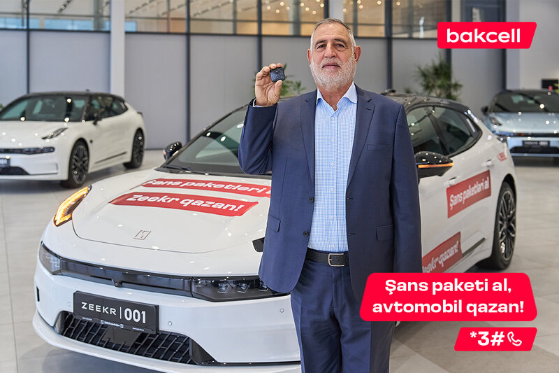 Bakcell lotereyasında 12-ci avtomobil uduldu